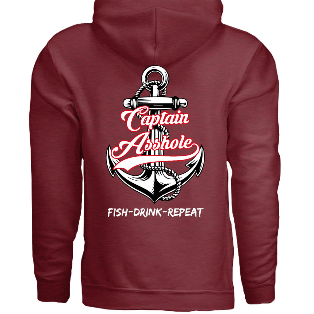 Captain Asshole Hoodie FDR - new - Captain Asshole