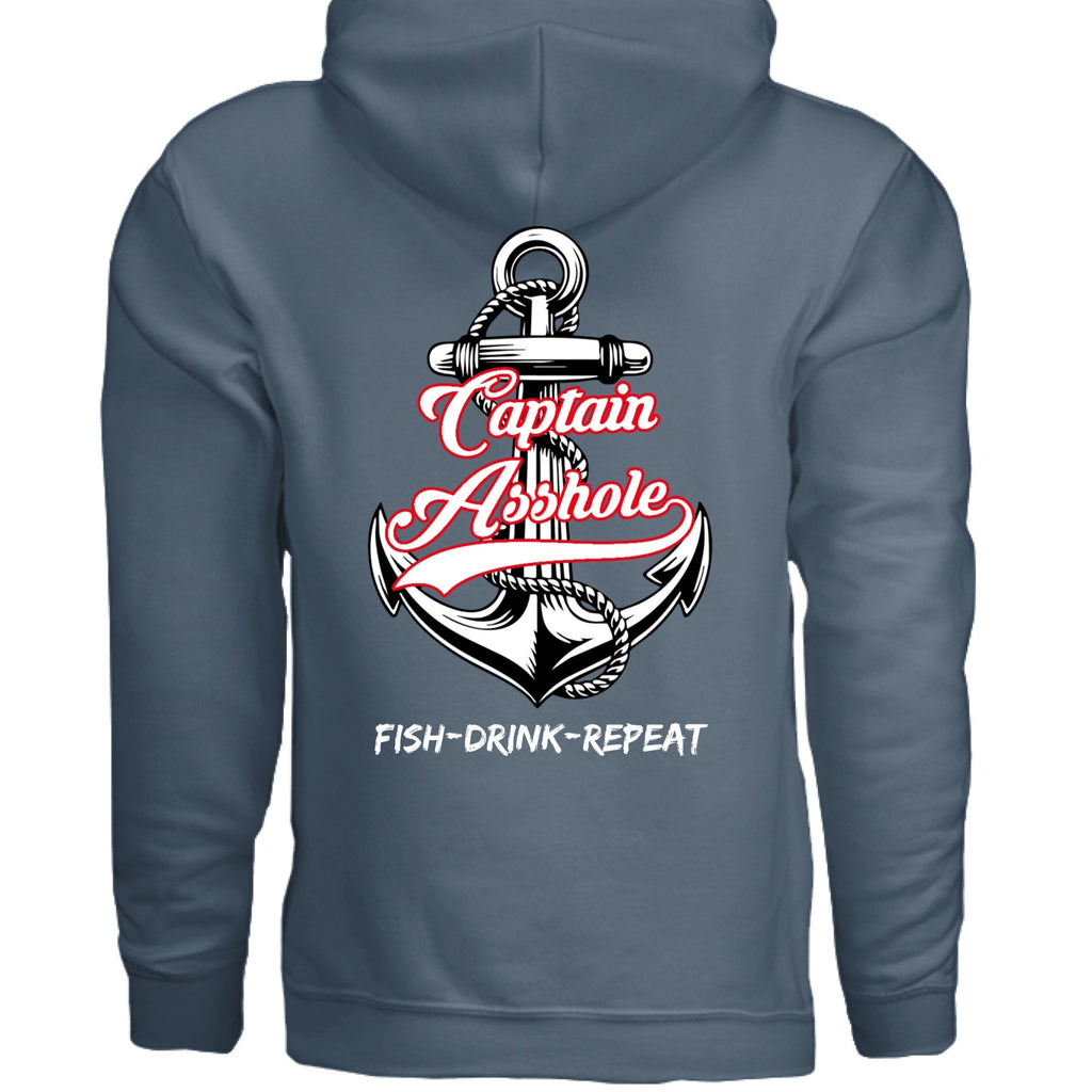 Captain Asshole Hoodie FDR - new - Captain Asshole
