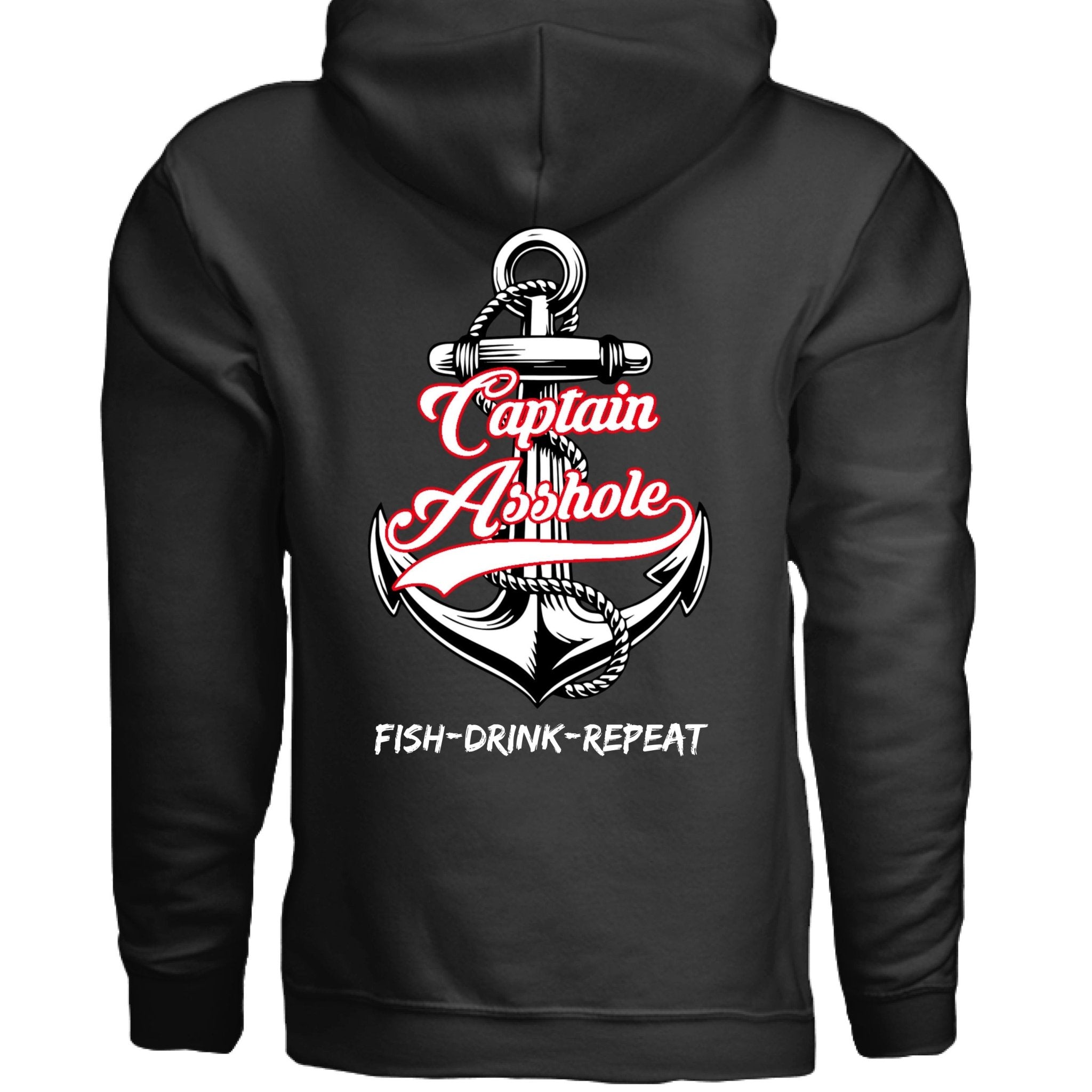 Captain Asshole Hoodie FDR - new - Captain Asshole