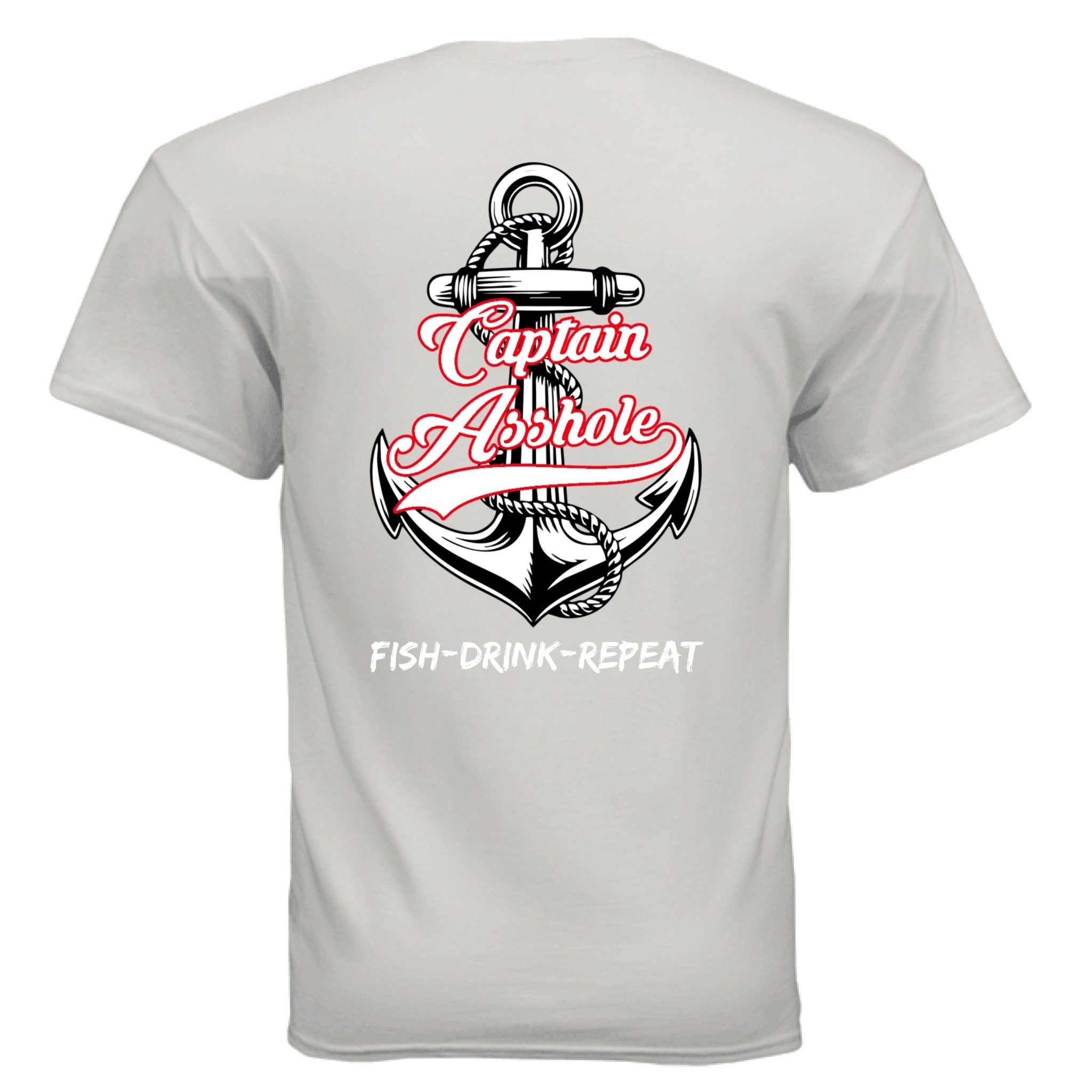 Captain Asshole Tee red logo FDR - new - Captain Asshole