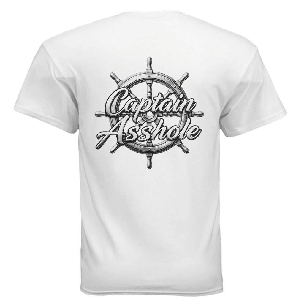 Captain Asshole Wheel T-Shirt - new - Captain Asshole