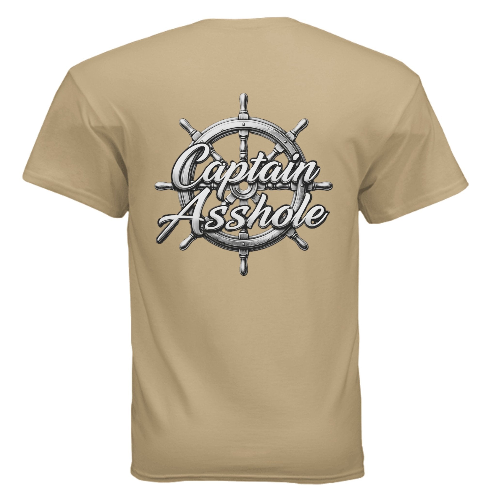 Captain Asshole Wheel T-Shirt - new - Captain Asshole