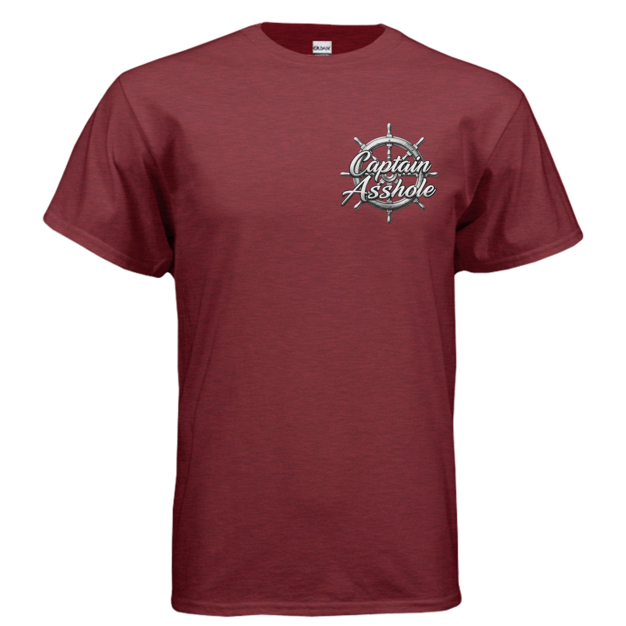 Captain Asshole Wheel T-Shirt - new - Captain Asshole