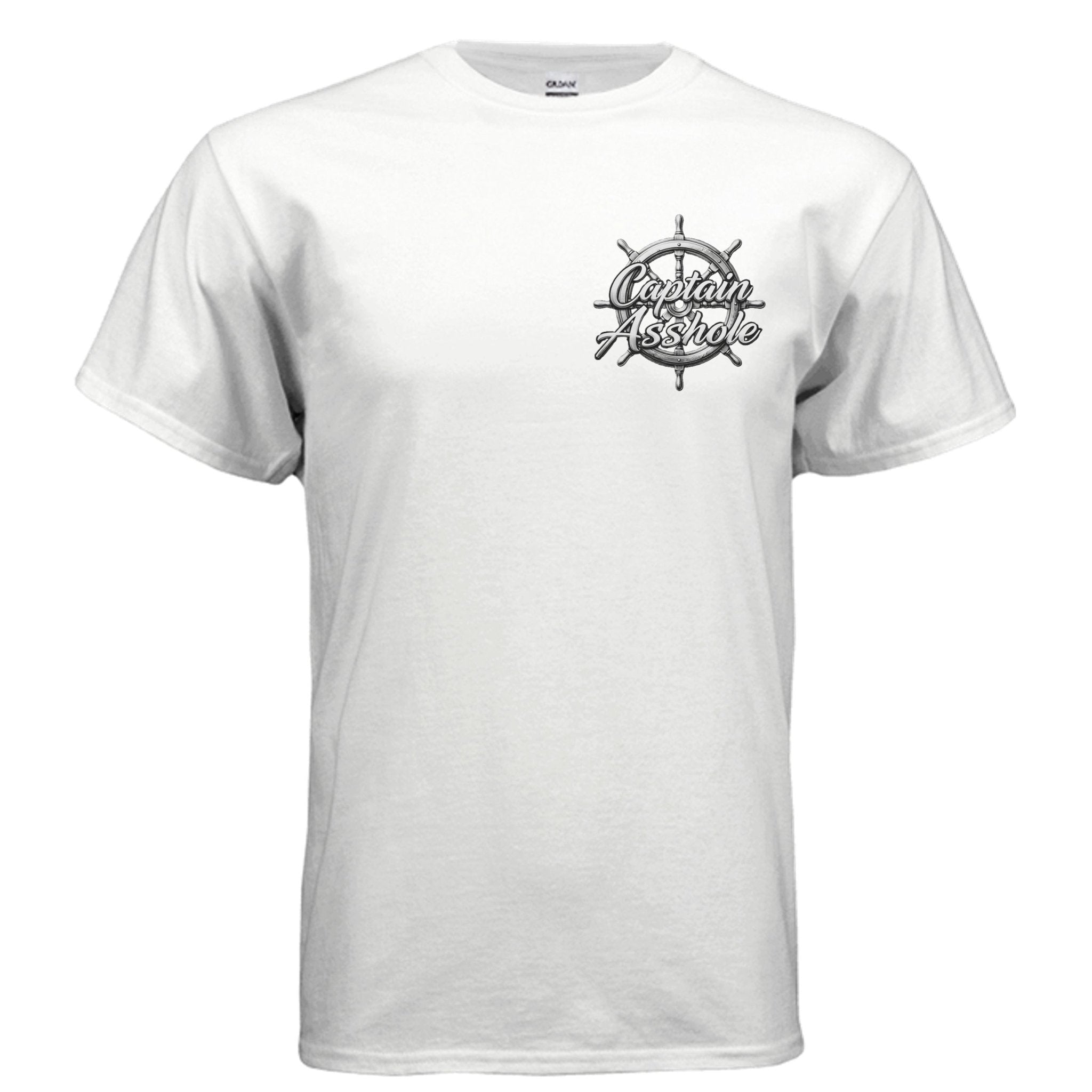 Captain Asshole Wheel T-Shirt - new - Captain Asshole