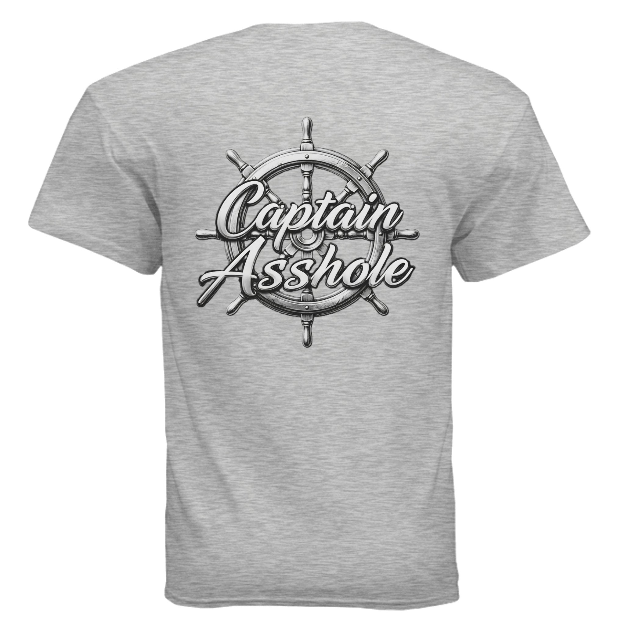Captain Asshole Wheel T-Shirt - new - Captain Asshole