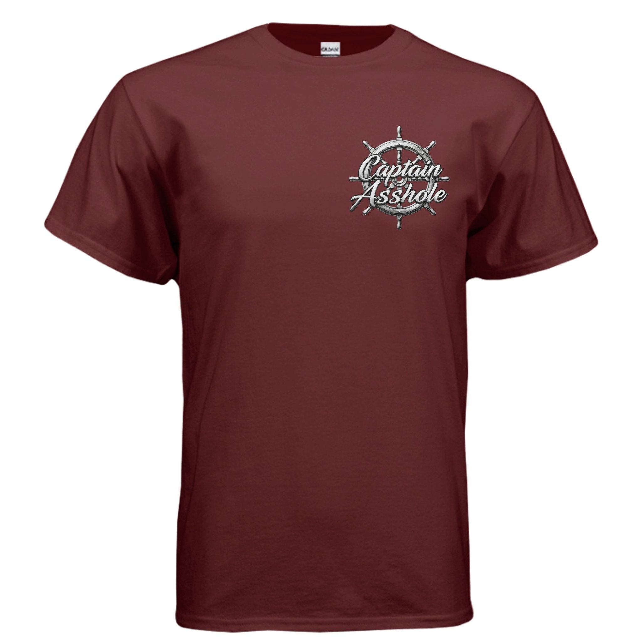 Captain Asshole Wheel T-Shirt - new - Captain Asshole