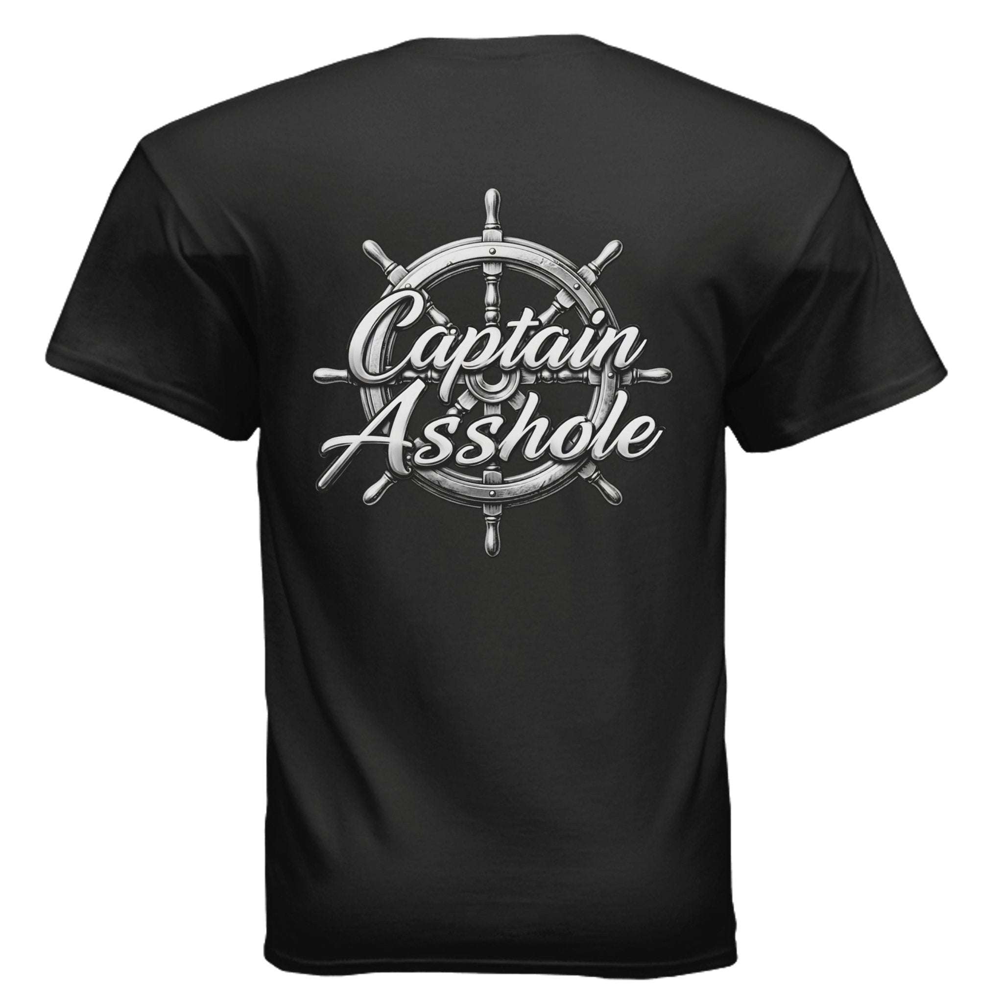 Captain Asshole Wheel T-Shirt - new - Captain Asshole