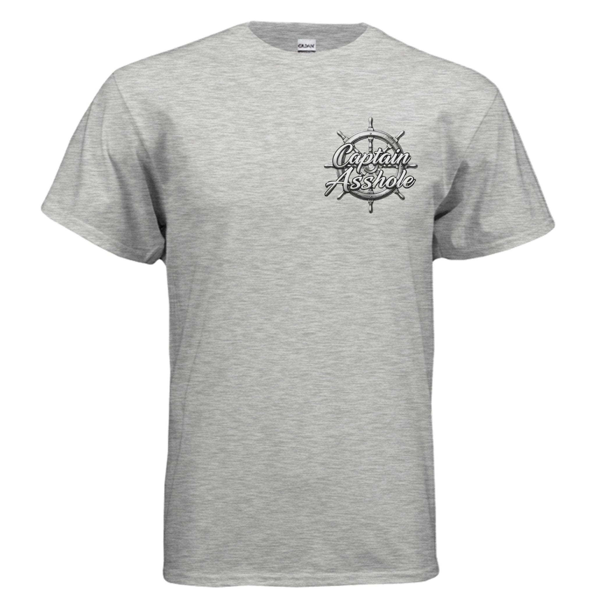 Captain Asshole Wheel T-Shirt - new - Captain Asshole