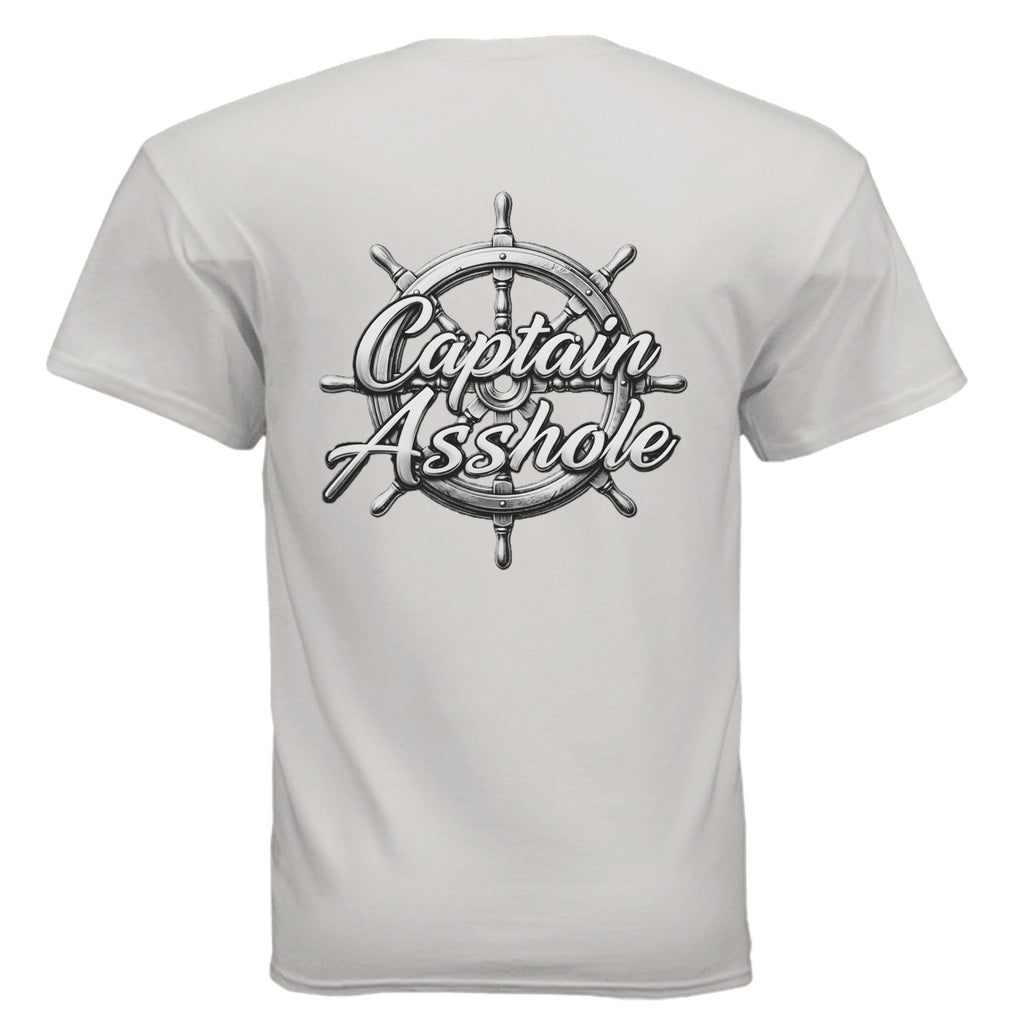 Captain Asshole Wheel T-Shirt - new - Captain Asshole