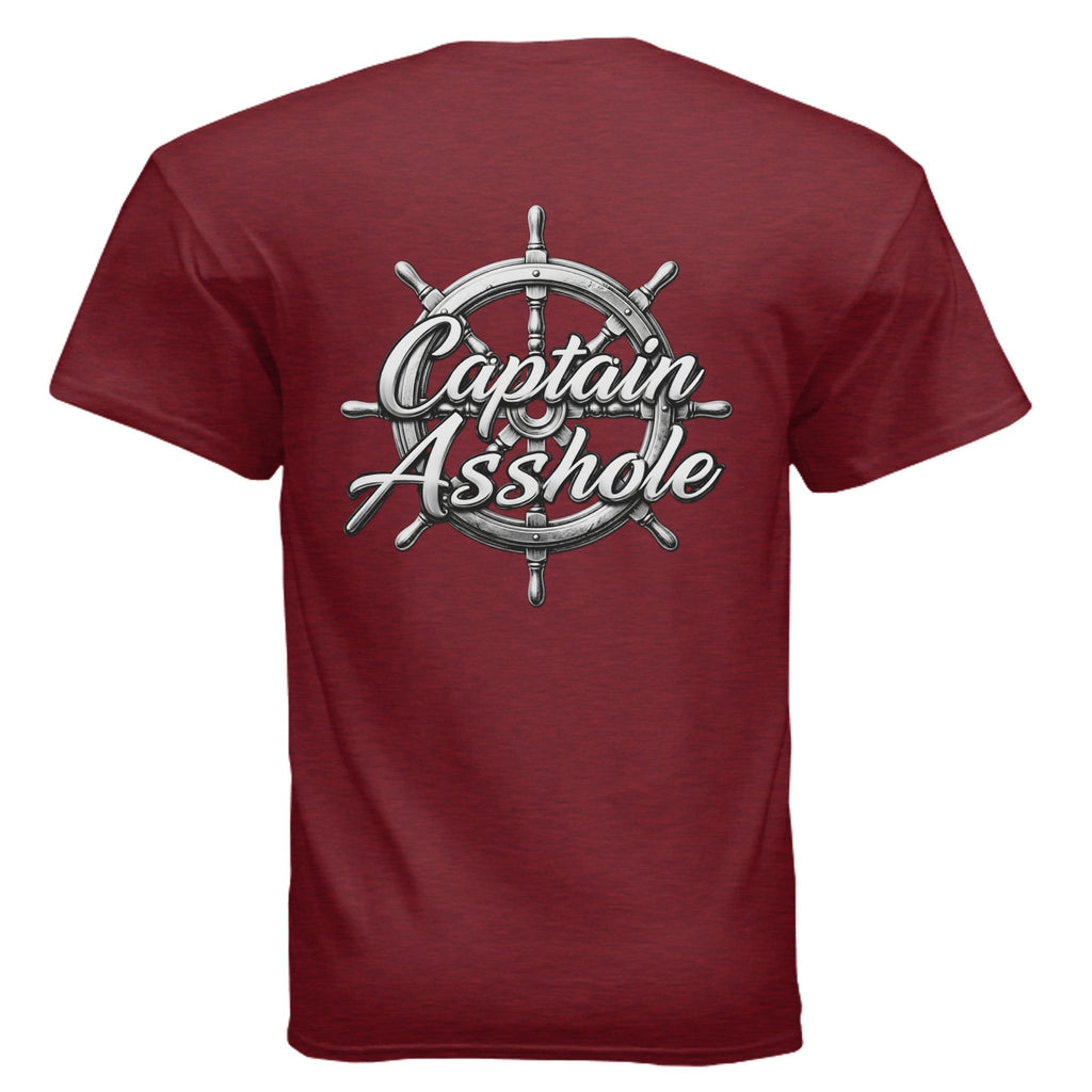 Captain Asshole Wheel T-Shirt - new - Captain Asshole