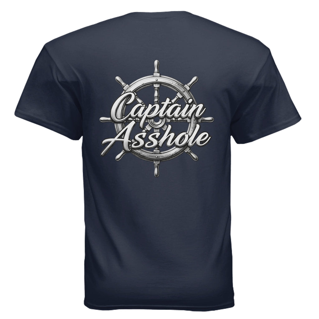 Captain Asshole Wheel T-Shirt - new - Captain Asshole