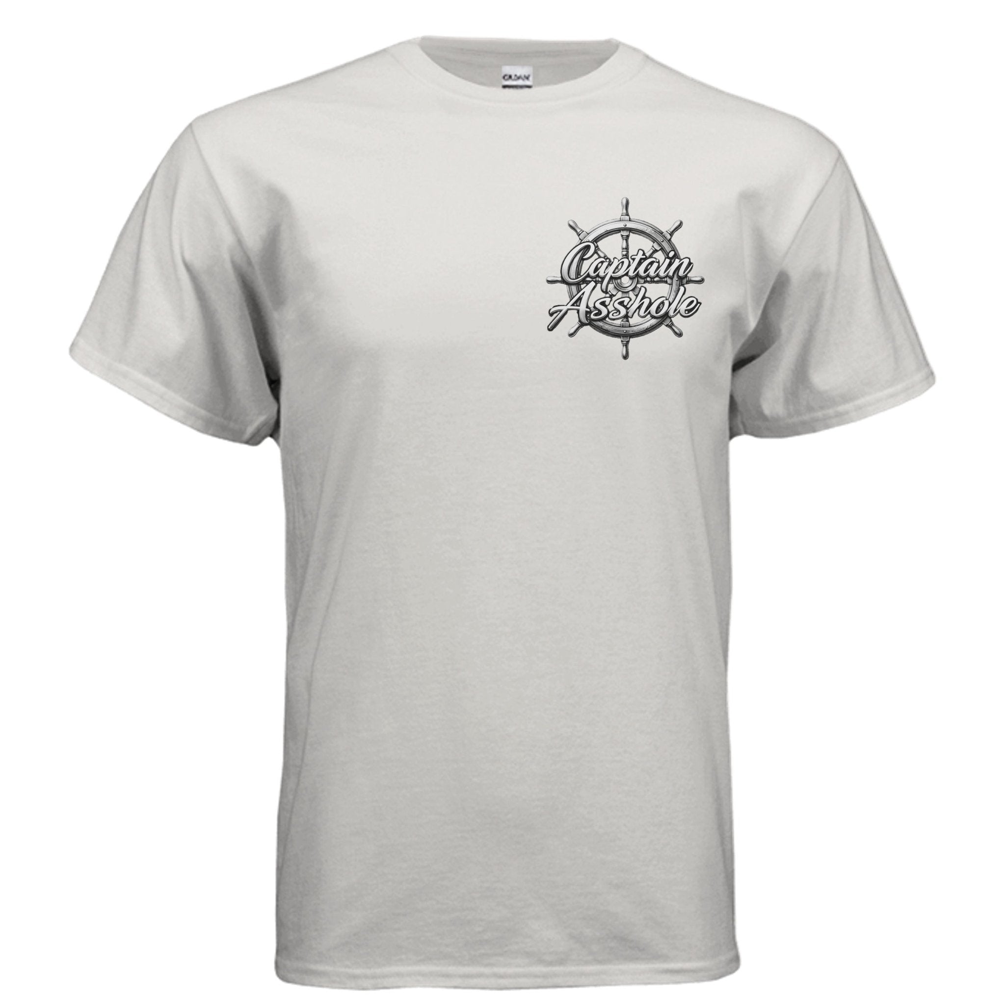 Captain Asshole Wheel T-Shirt - new - Captain Asshole