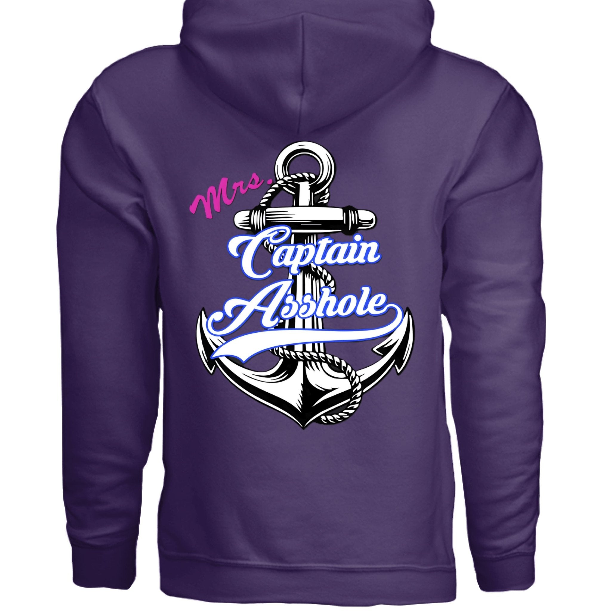 Mrs Captain Asshole Hoodie - new - Captain Asshole