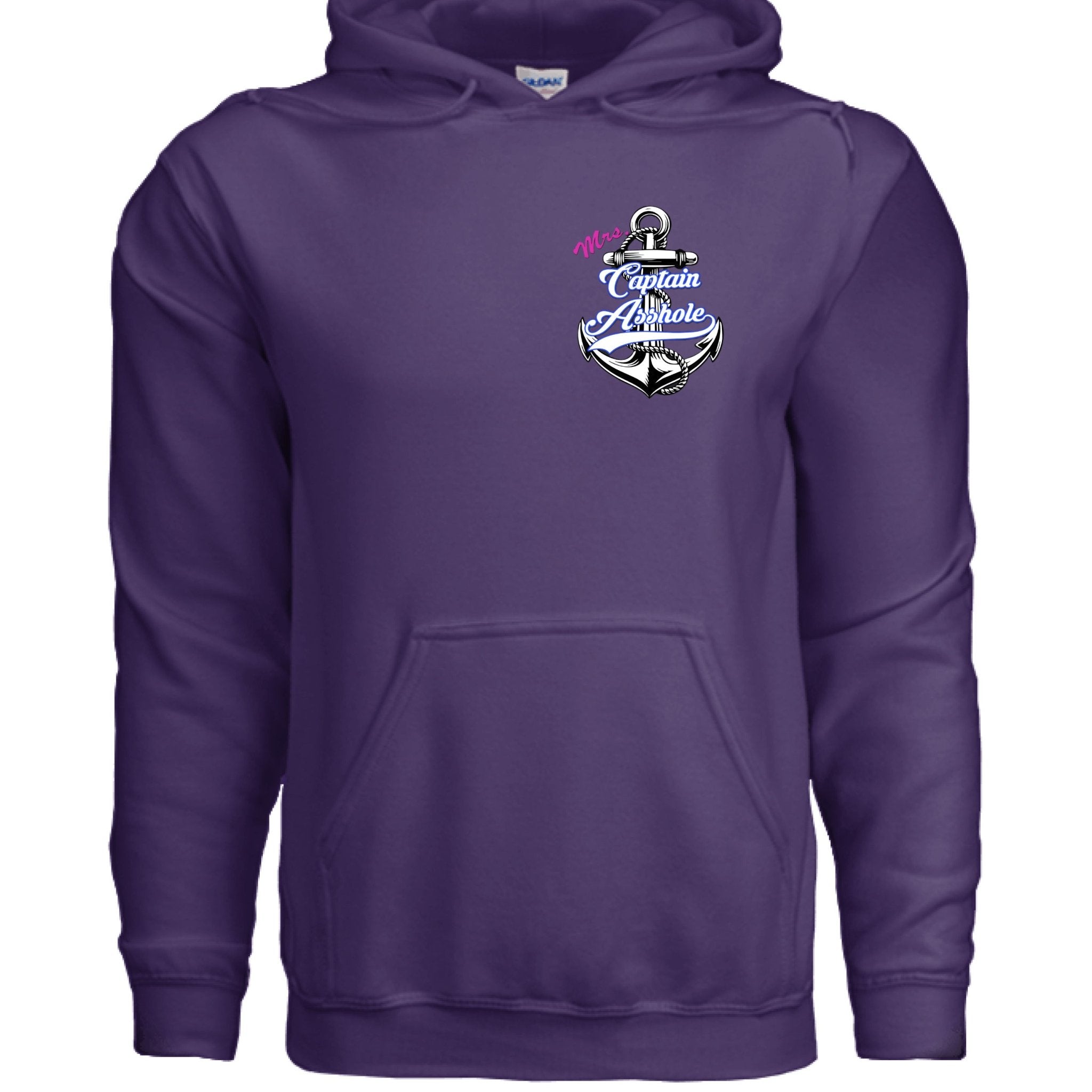 Mrs Captain Asshole Hoodie - new - Captain Asshole