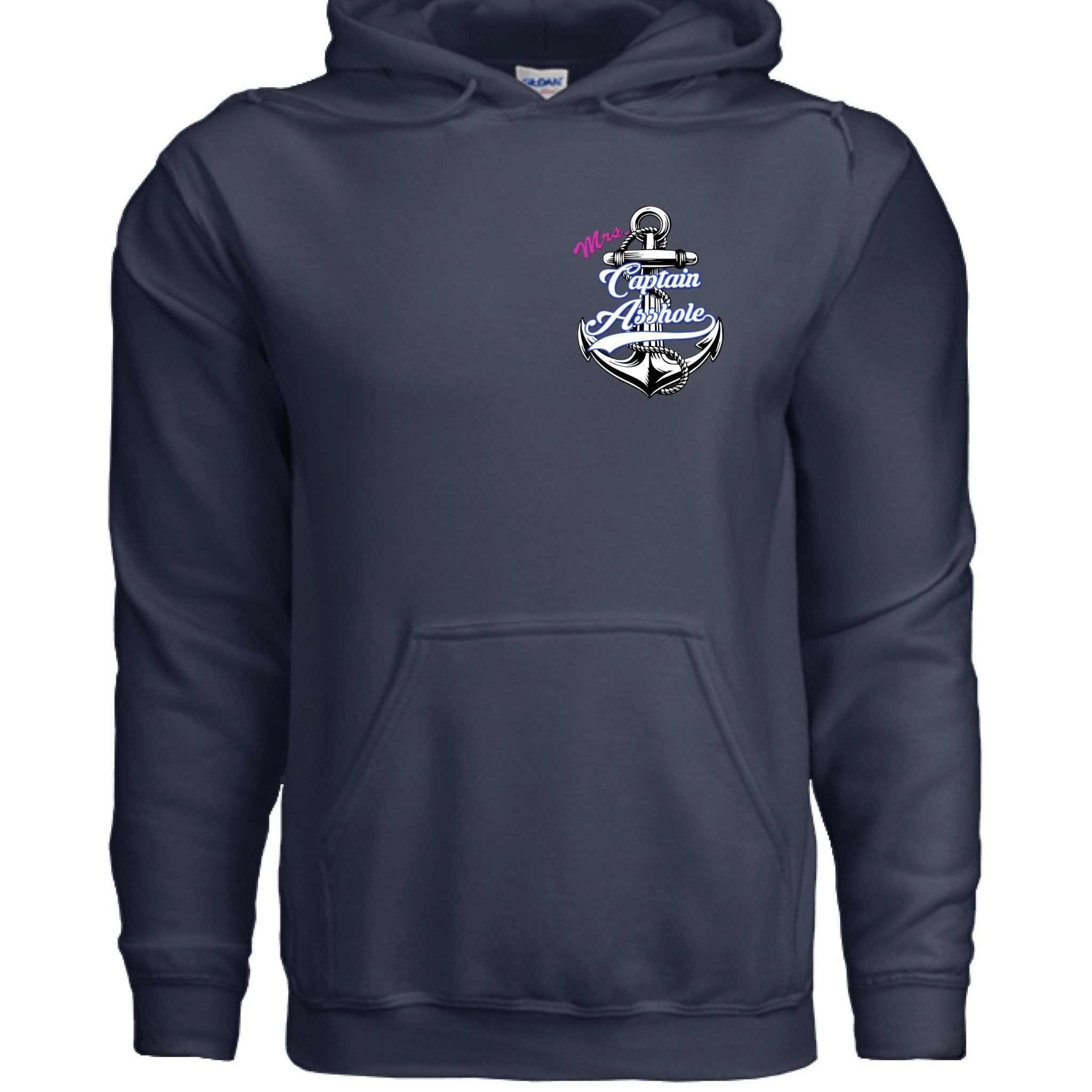 Mrs Captain Asshole Hoodie - new - Captain Asshole