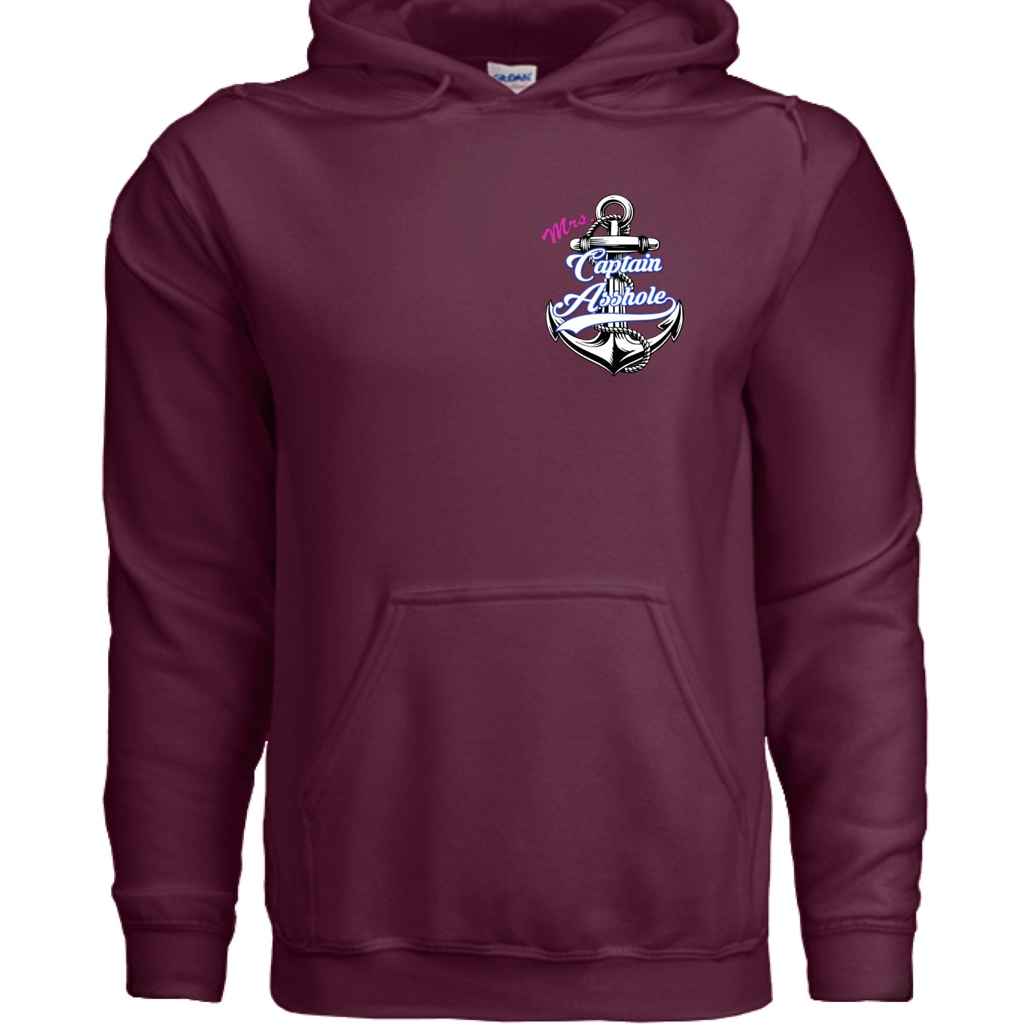 Mrs Captain Asshole Hoodie - new - Captain Asshole