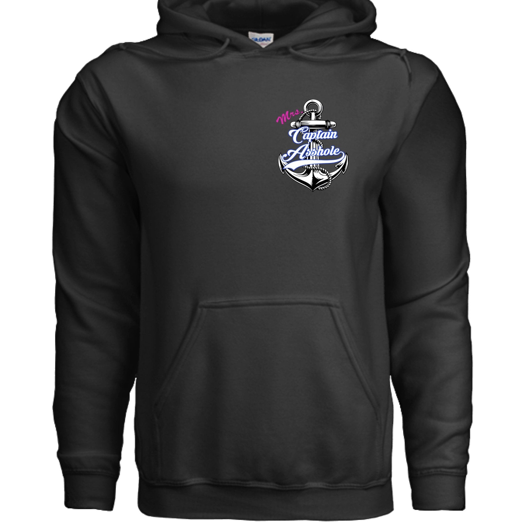 Mrs Captain Asshole Hoodie - new - Captain Asshole