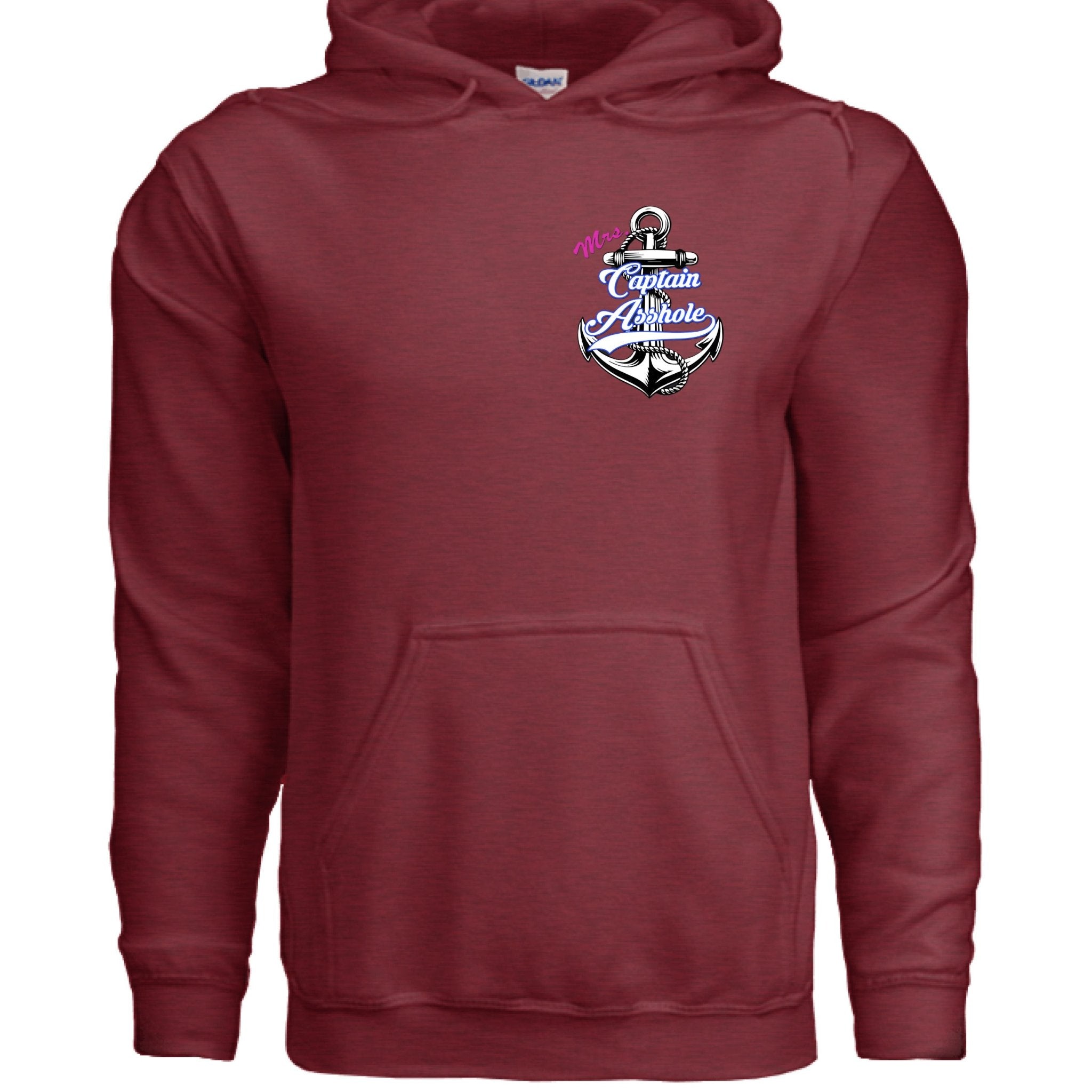 Mrs Captain Asshole Hoodie - new - Captain Asshole