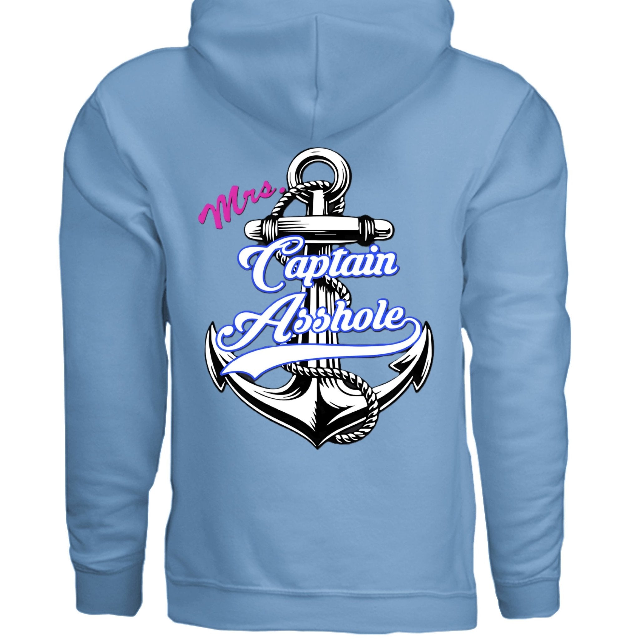 Mrs Captain Asshole Hoodie - new - Captain Asshole