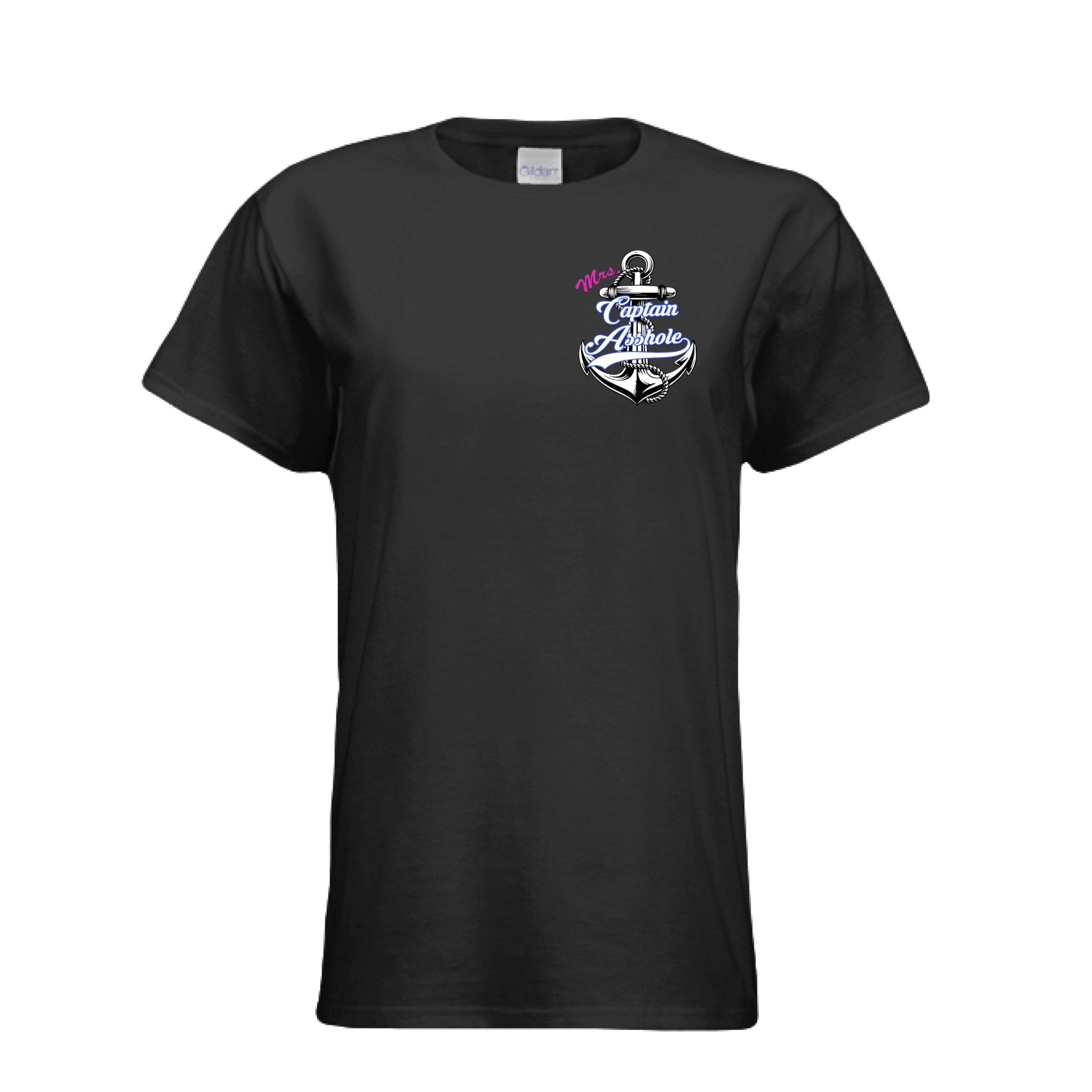 Mrs Captain Asshole Ladies Tee - New - Captain Asshole