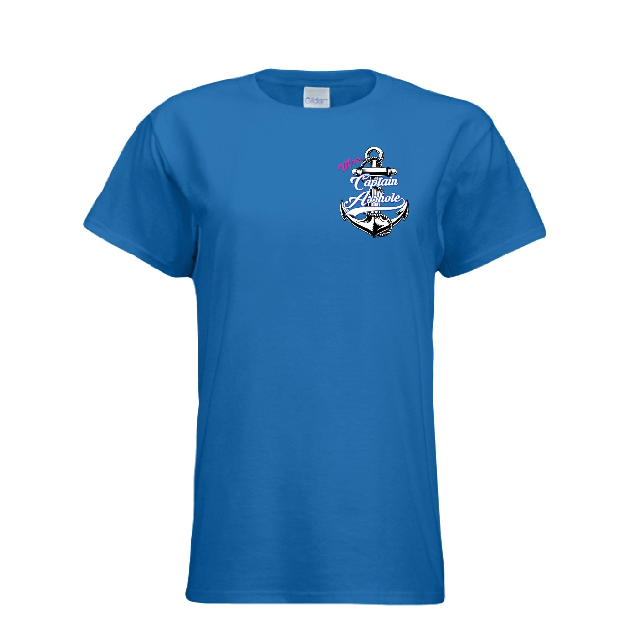 Mrs Captain Asshole Ladies Tee - New - Captain Asshole