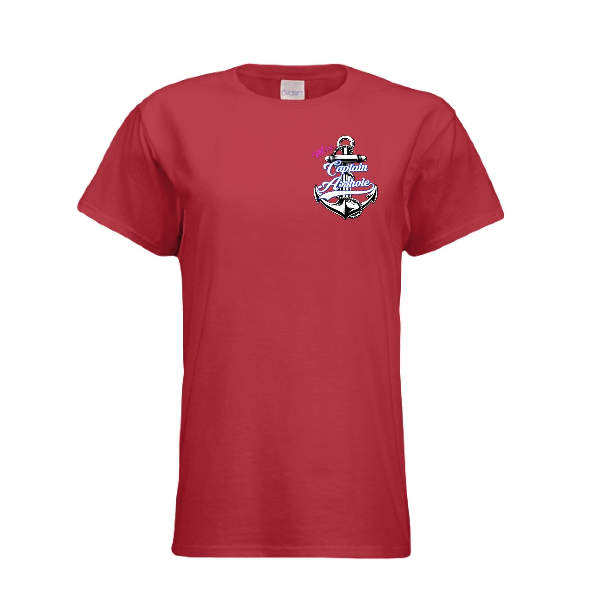 Mrs Captain Asshole Ladies Tee - New - Captain Asshole
