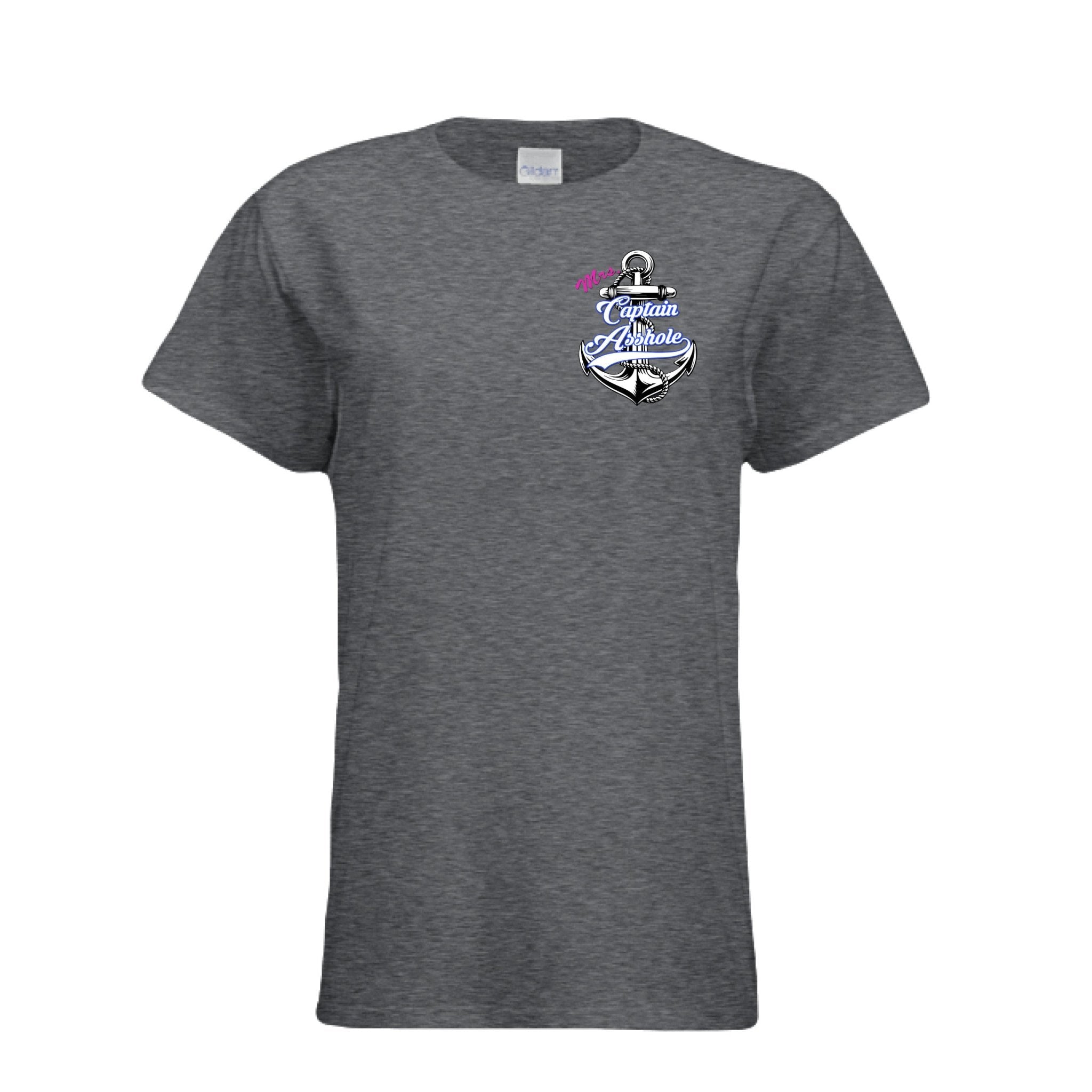 Mrs Captain Asshole Ladies Tee - New - Captain Asshole