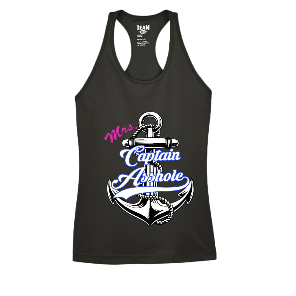 Mrs Captain Asshole Ladies Tee - new - new - Captain Asshole