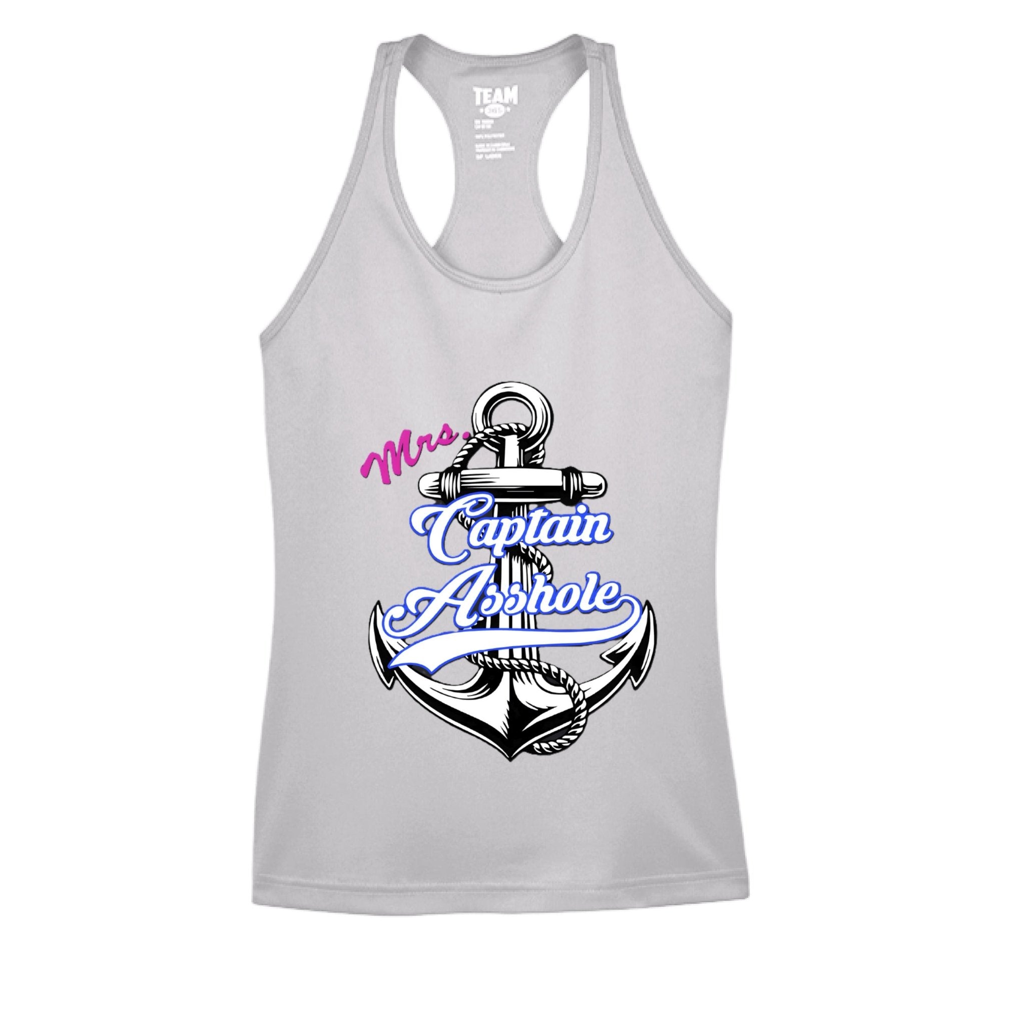 Mrs Captain Asshole Ladies Tee - new - new - Captain Asshole