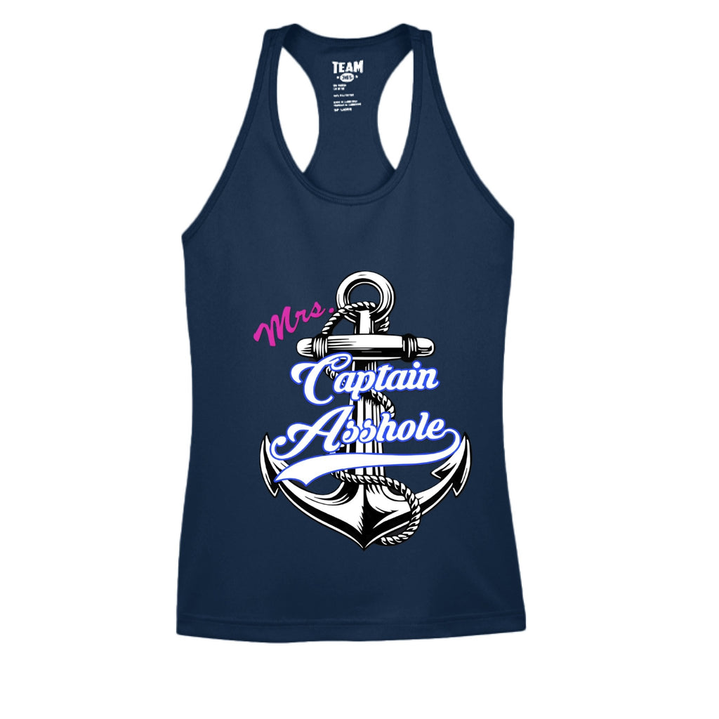 Mrs Captain Asshole Ladies Tee - new - new - Captain Asshole